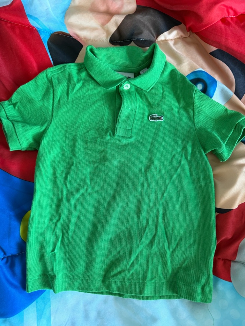 Lacoste Bright Green Boys' Short-Sleeve Polo
